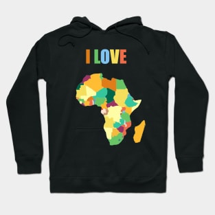 i love africa Hoodie